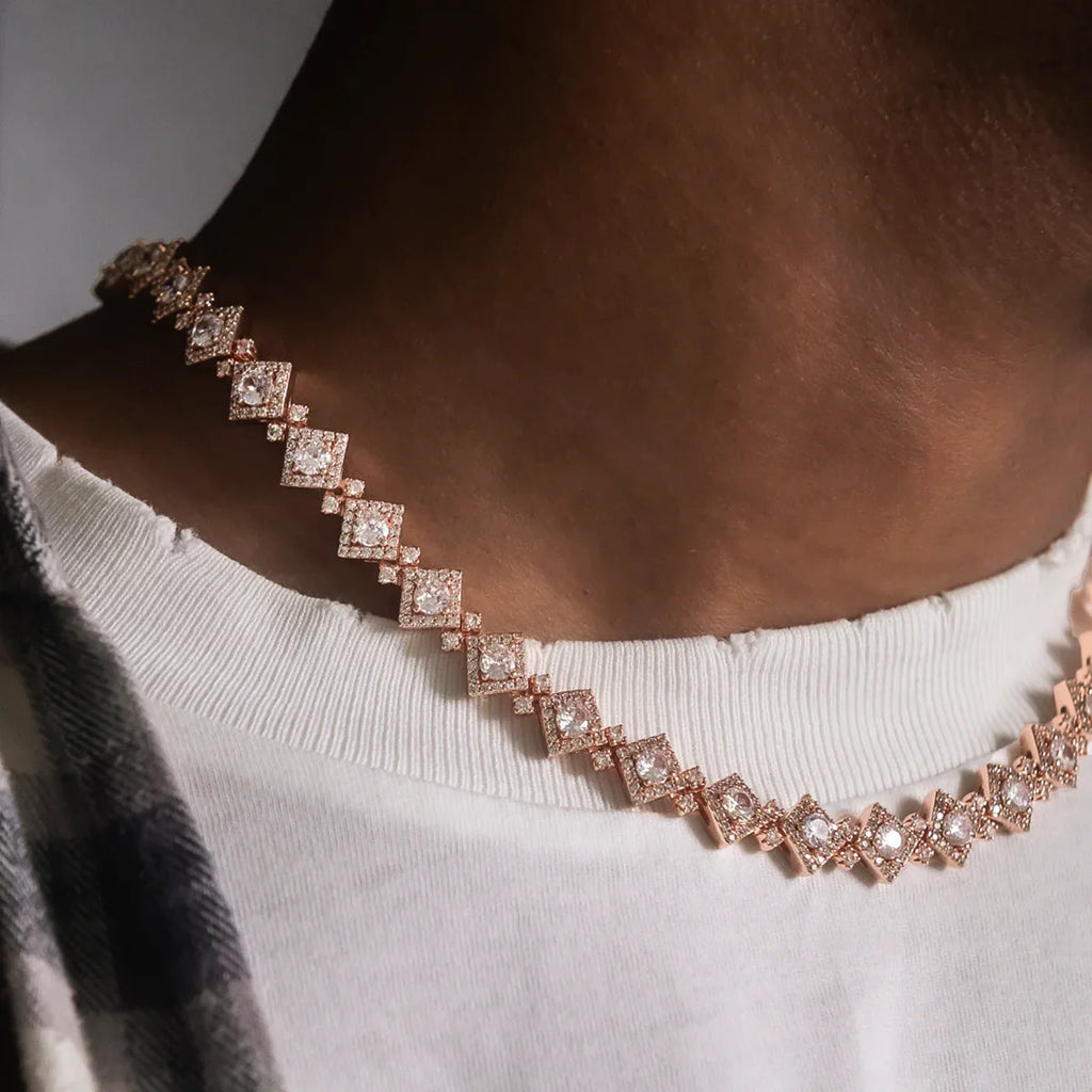 Cloister Link Chain in Rose Gold  - 10mm