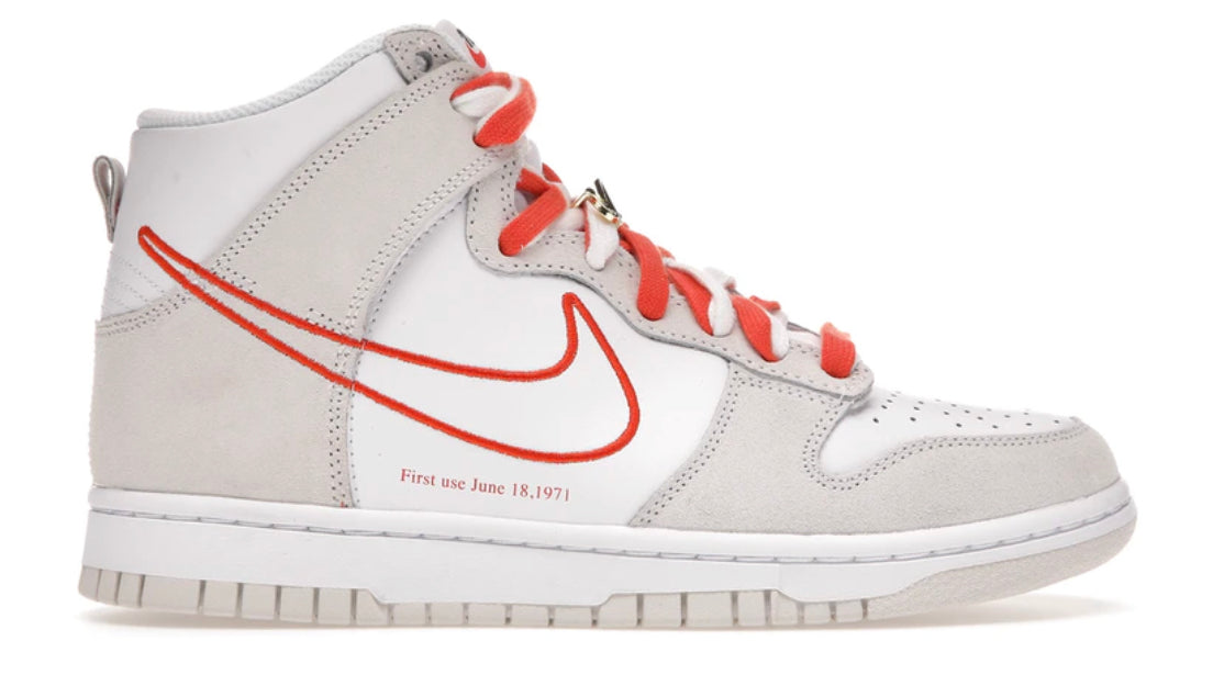 Dunk High First Use White Sail Orange (W)