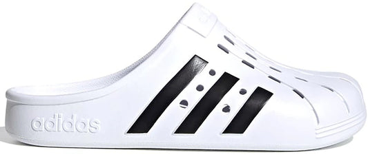 Adilette Clog White Black