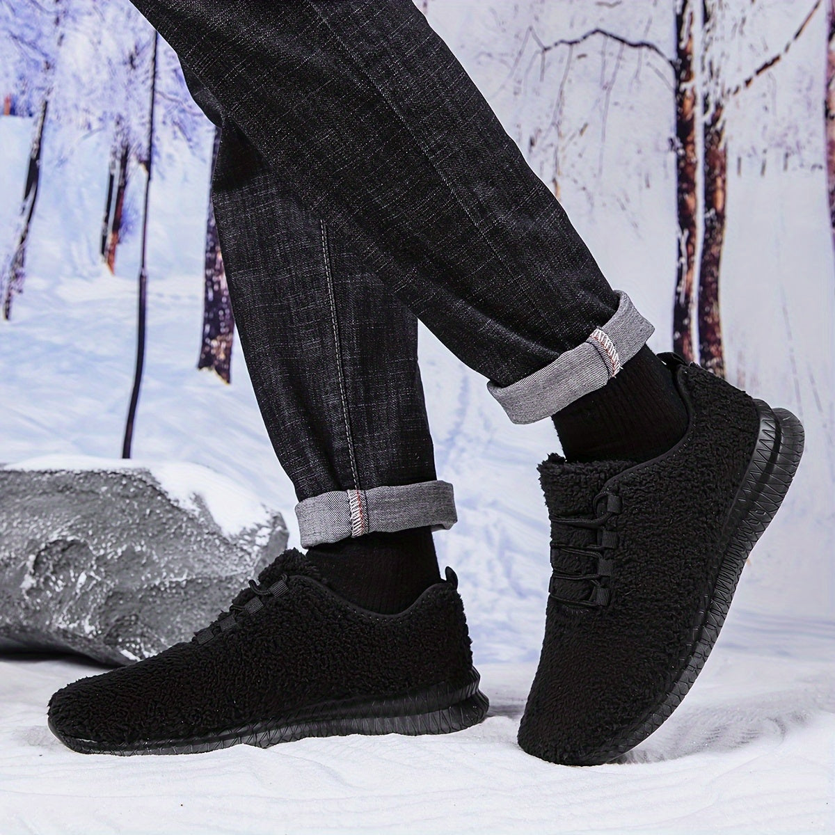 Men's Running Shoes Couple Knit Breathable Lightweight Running Shoes Outdoor Athletic Walking Sneakers, Spring And Summer