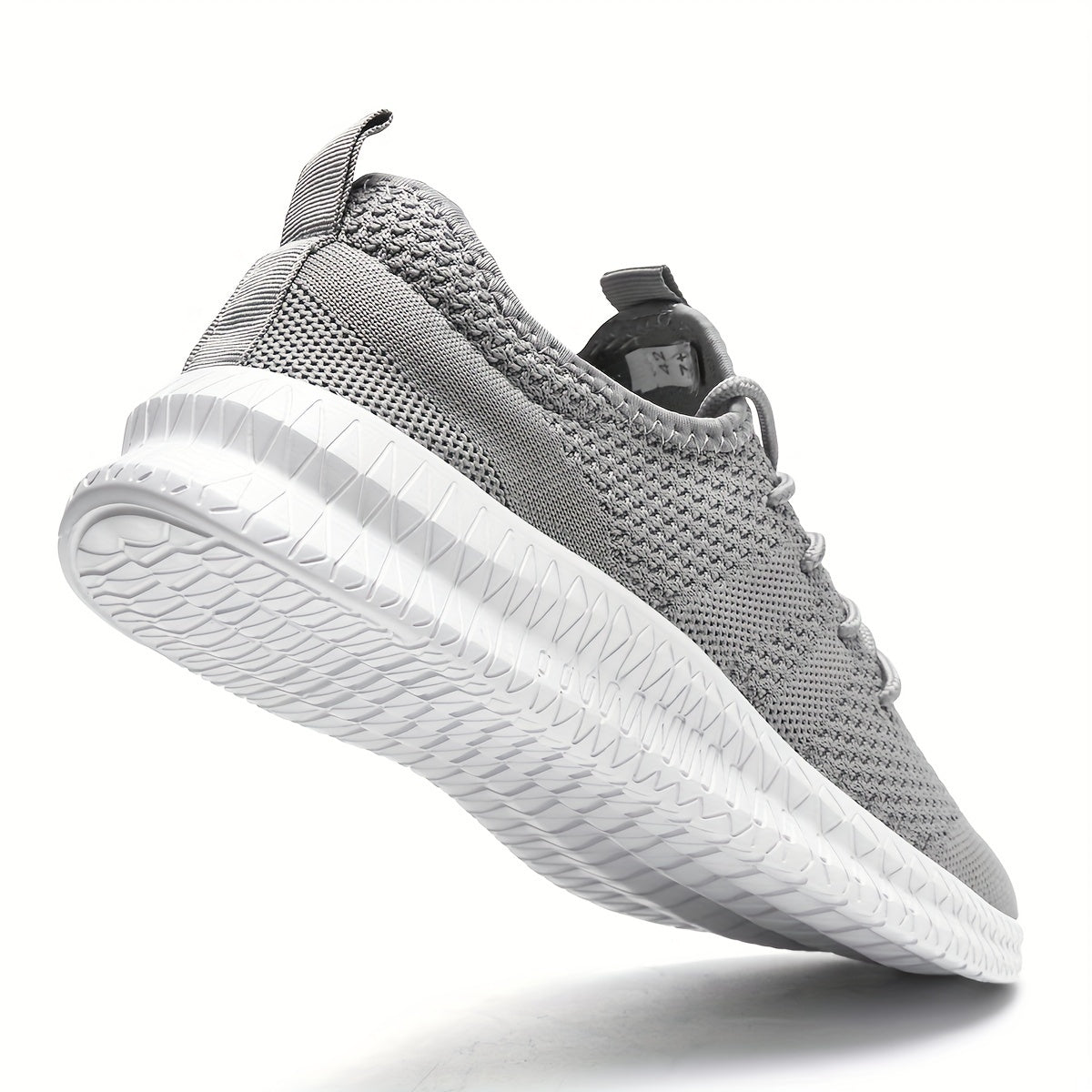Men's Running Shoes Couple Knit Breathable Lightweight Running Shoes Outdoor Athletic Walking Sneakers, Spring And Summer